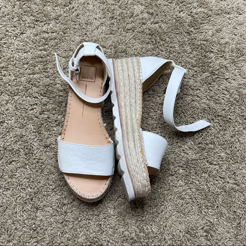 Dolce Vita White Sandals